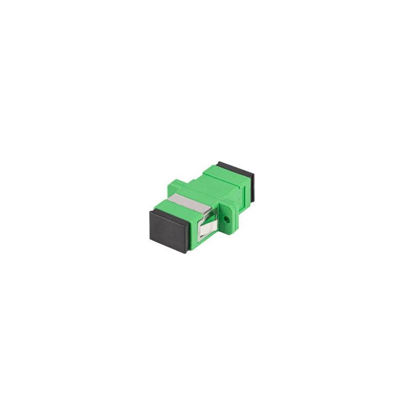 Adapter światłowodowy Lanberg SM SC/APC simplex zaślepka czarna 25szt