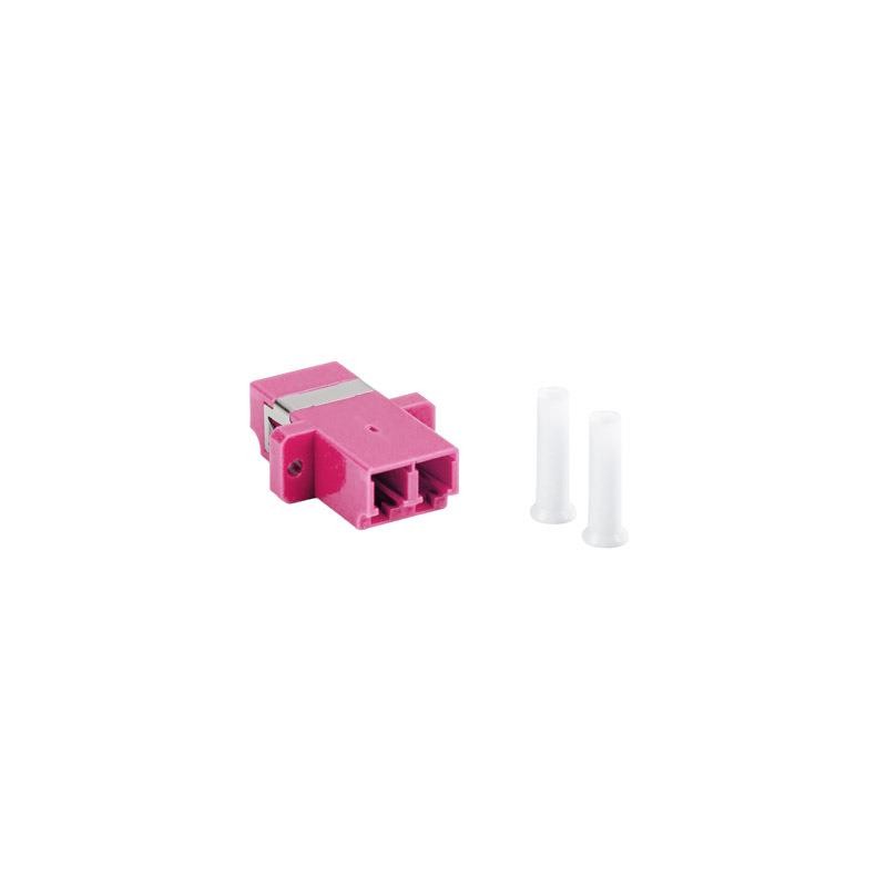 Adapter światłowodowy Lanberg MM LC/UPC DUPLEX OM4 | PartsPC.pl