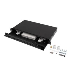 Przełącznica światłowodowa Lanberg 24xSC Simplex / 24xLC Duplex RACK 19" 1U