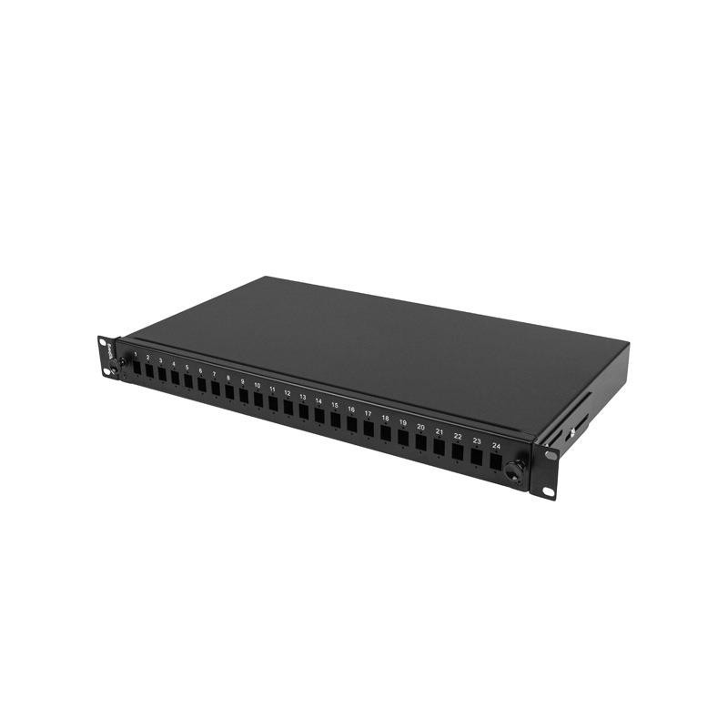 Przełącznica światłowodowa Lanberg 24xSC Simplex / 24xLC Duplex RACK 19" 1U