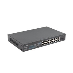 Switch niezarządzalny Lanberg 16x 100Mb PoE+/2x Combo Rack 1… | PartsPC.pl