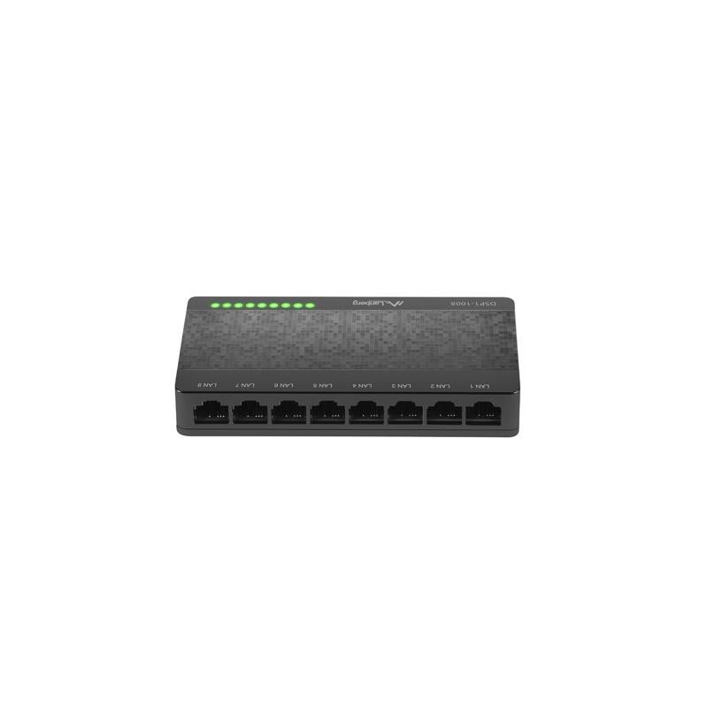 Switch niezarządzalny Lanberg DSP1-1008 8-Port 1000Mb/s Desk… | PartsPC.pl