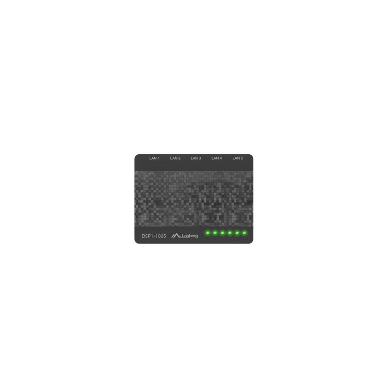 Switch niezarządzalny Lanberg DSP1-1005 5-Port 1000Mb/s Desk… | PartsPC.pl