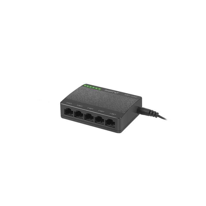 Switch niezarządzalny Lanberg DSP1-1005 5-Port 1000Mb/s Desk… | PartsPC.pl