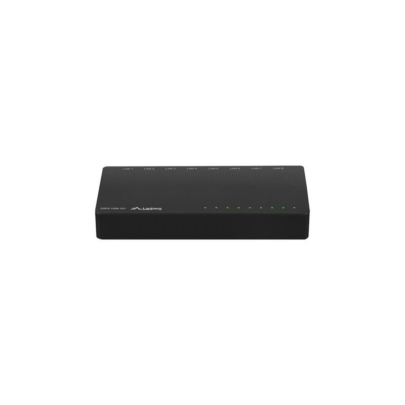 Switch niezarządzalny Lanberg DSP2-1008-12V 8-Port 1000Mb/s … | PartsPC.pl