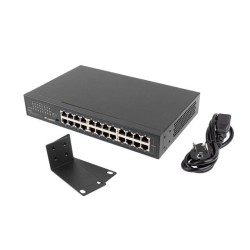 Switch niezarządzalny Lanberg 24x 1Gb Gigabit Ethernet Rack … | PartsPC.pl