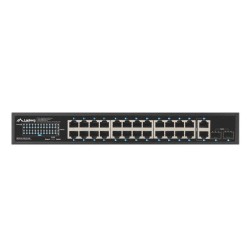 Switch niezarządzalny Lanberg 24x 1Gb PoE+/2x Gb 2x SFP Rack… | PartsPC.pl