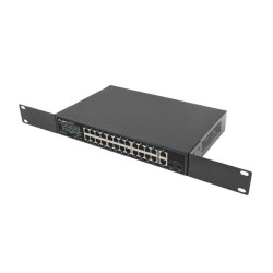 Switch niezarządzalny Lanberg 24x 1Gb PoE+/2x Gb 2x SFP Rack… | PartsPC.pl