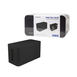 Organizer kabli LogiLink KAB0060 CableBox M, czarny | PartsPC.pl