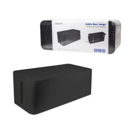 Organizer kabli LogiLink KAB0062 CableBox L, czarny | PartsPC.pl