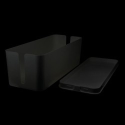 Organizer kabli LogiLink KAB0062 CableBox L, czarny | PartsPC.pl