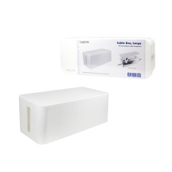 Organizer kabli LogiLink KAB0063 CableBox L, biały | PartsPC.pl