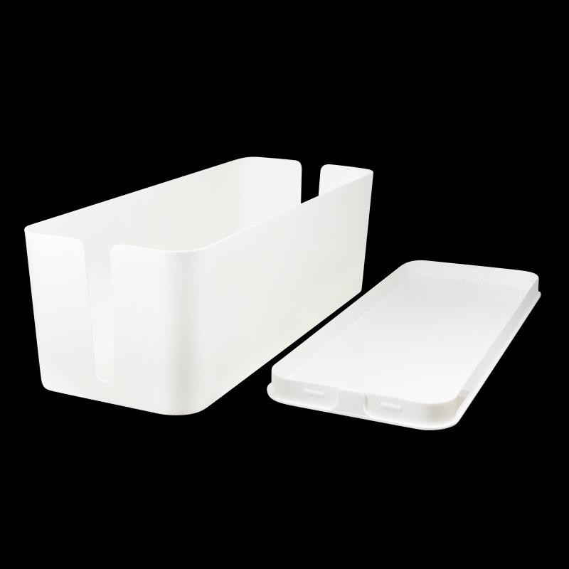 Organizer kabli LogiLink KAB0063 CableBox L, biały | PartsPC.pl