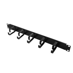Organizer kabli LogiLink OR101B Rack 19" 1U, stalowy, czarny… | PartsPC.pl
