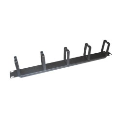 Organizer kabli LogiLink OR104B Rack 19" 1U, czarny | PartsPC.pl