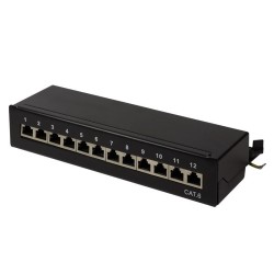 Patch panel stacjonarny LogiLink NP0017 12x RJ45 kat.6 ekran… | PartsPC.pl