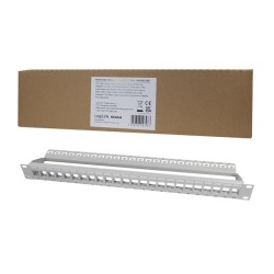 Patch panel 19" LogiLink NK4044 24 x keystone, 1U, nieekrano… | PartsPC.pl