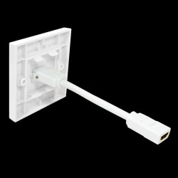 Gniazdo natynkowe 1x HDMI AH0014 LogiLink białe | PartsPC.pl