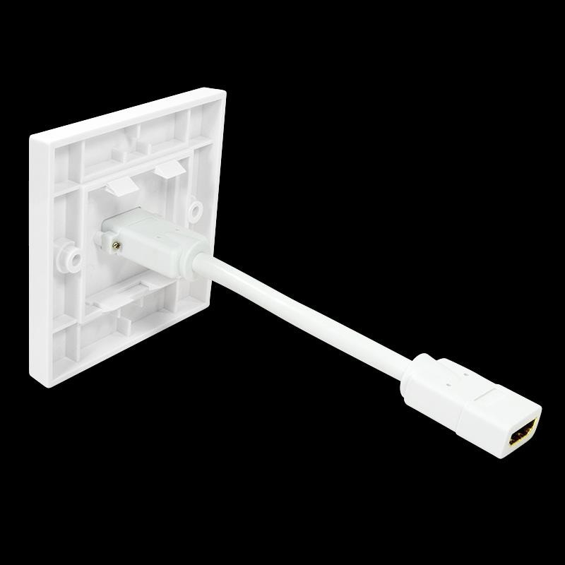 Gniazdo natynkowe 1x HDMI AH0014 LogiLink białe | PartsPC.pl
