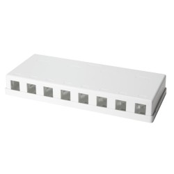 Puszka natynkowa Keystone LogiLink NK4035 8 portów UTP | PartsPC.pl