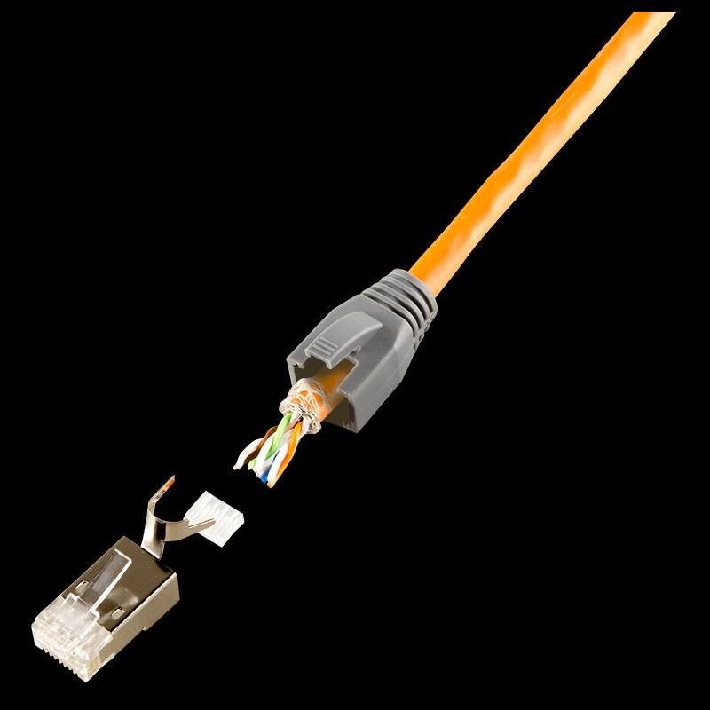 Wtyk RJ45 Kat.6,6A,7 LogiLink MP0033 ekranowane, 50szt | PartsPC.pl