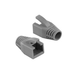 Osłonka wtyku RJ45 LogiLink MP0035 8mm kat.6 szary 50szt | PartsPC.pl