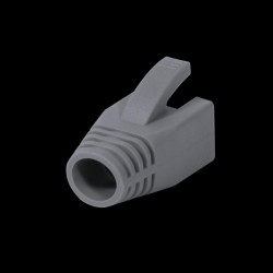 Osłonka wtyku RJ45 LogiLink MP0035 8mm kat.6 szary 50szt | PartsPC.pl