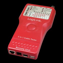 LogiLink WZ0014 — Tester okablowania 5 w 1
