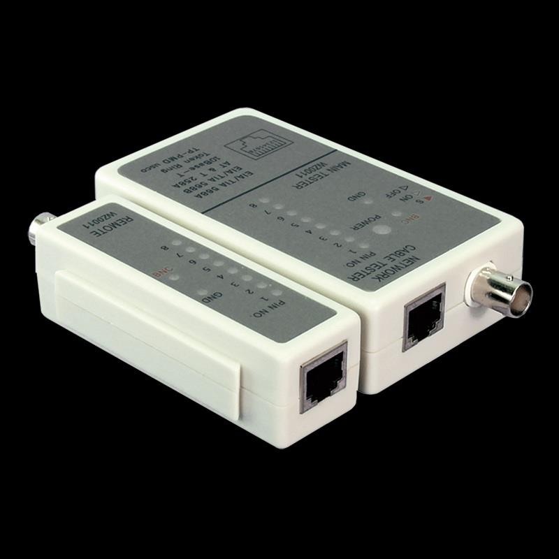 Tester kabli LogiLink WZ0011 do złącz RJ45 i BNC, z jednostk… | PartsPC.pl