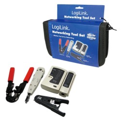 Zestaw narzędzi WZ0012 LogiLink dla instalatora sieci LAN | PartsPC.pl
