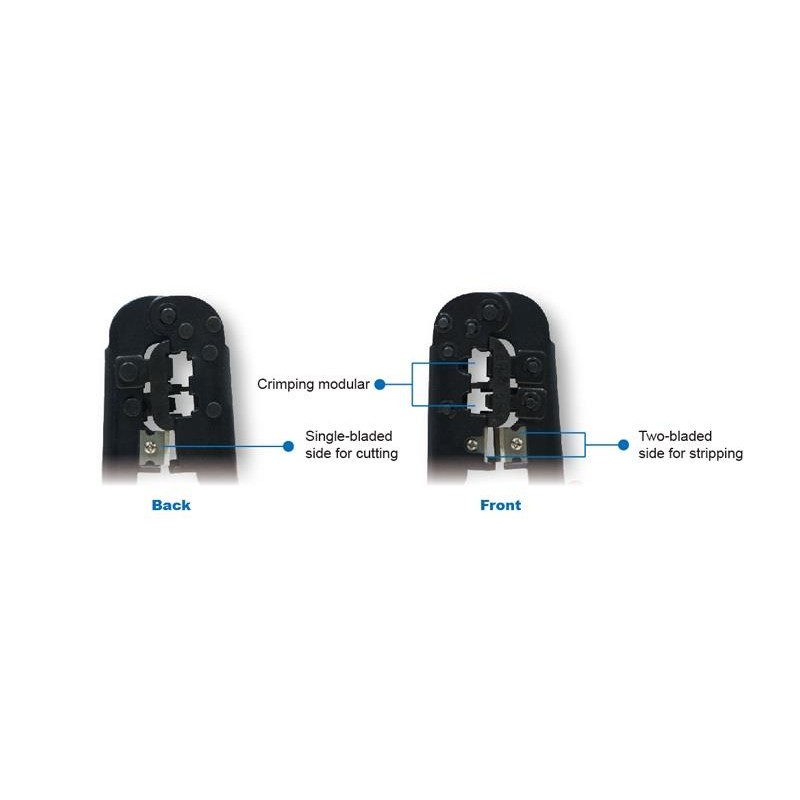 Zaciskarka LogiLink WZ0033 do wtyków modułowych 8P8C | PartsPC.pl