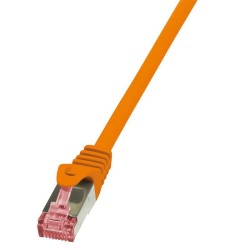 Patchcord LogiLink CQ2028S CAT.6 S/FTP 0,50m, pomarańczowy… | PartsPC.pl