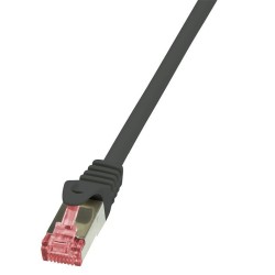 Patchcord LogiLink CQ2083S CAT.6 S/FTP 7,50m, czarny | PartsPC.pl