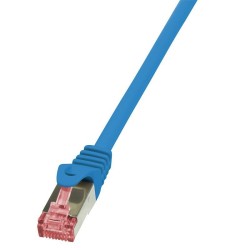 Patchcord LogiLink CQ2086S CAT.6 S/FTP 7,50m, niebieski | PartsPC.pl