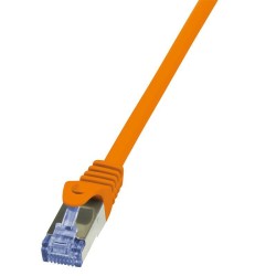 Patchcord LogiLink CQ3058S Cat.6A S/FTP 2m pomarańczowy | PartsPC.pl