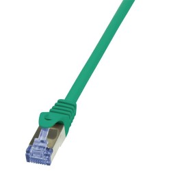 Patchcord LogiLink CQ3025S Cat.6A S/FTP 0,50m zielony | PartsPC.pl