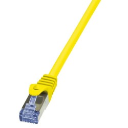 Patchcord LogiLink CQ3017S Cat.6A S/FTP 0,25m żółty | PartsPC.pl