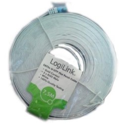 Patchcord LogiLink CP0139 CAT5e U-UTP, 10m, płaski | PartsPC.pl