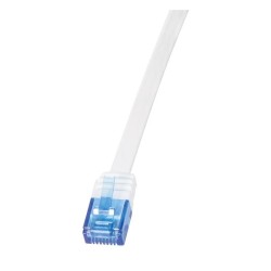 Patchcord LogiLink CF2021U CAT.6 U/UTP 0,50m, płaski, biały… | PartsPC.pl