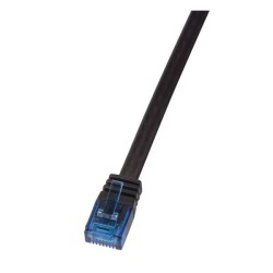 Patchcord LogiLink CF2073U CAT.6 U/UTP 5 m, płaski, czarny… | PartsPC.pl