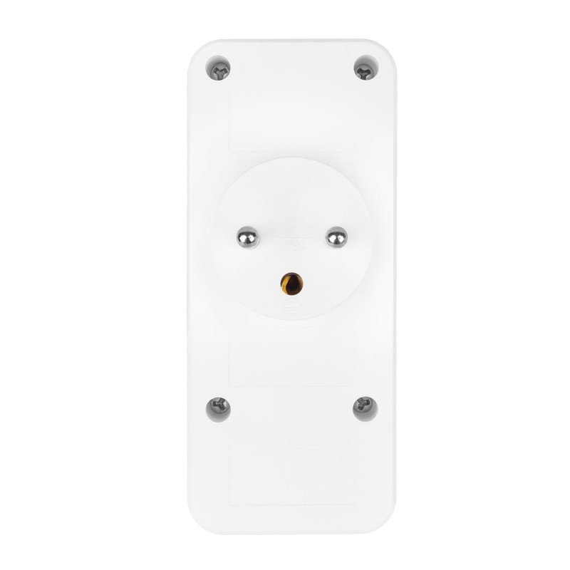 Gniazdko prądowe x3 + 4xUSB Maclean MCE248 F/W, rozgałęźnik … | PartsPC.pl