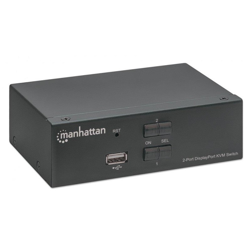 Przełącznik KVM Manhattan HDMI / USB 2x1 Dual-Monitor Video 4K*30Hz