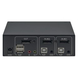 Przełącznik KVM Manhattan HDMI / USB 2x1 Dual-Monitor Video 4K*30Hz