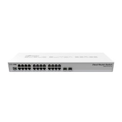 Switch zarządzalny MikroTik CRS328-24P-4S+RM 24x10/100/1000 RJ-45 PoE,