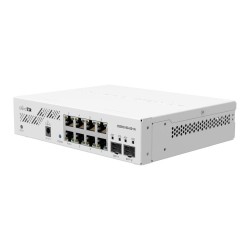 Switch zarządzalny MikroTik CSS610-8G-2S+IN 8x1GbE 2xSFP+ PoE