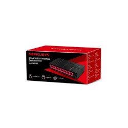 Switch niezarządzalny Mercusys MS108G 8x 10/100/1000Mb/s | PartsPC.pl