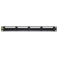 Patch panel 19'' Netrack 1U, 24-porty kat. 5e UTP, z półką… | PartsPC.pl