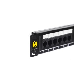 Patch panel 19'' Netrack 1U, 24-porty kat. 5e UTP, z półką… | PartsPC.pl