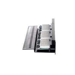 Patch panel 19'' Netrack 24-porty kat. 5e UTP, z półką | PartsPC.pl