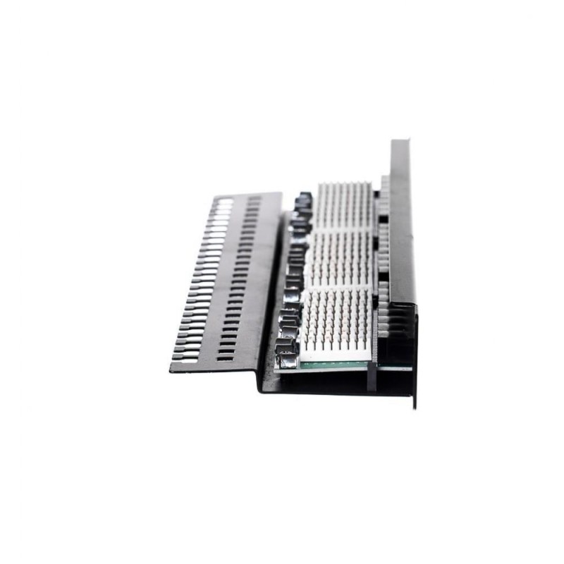 Patch panel 19'' Netrack 24-porty kat. 5e UTP, z półką | PartsPC.pl
